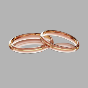 Rose gold wedding ring