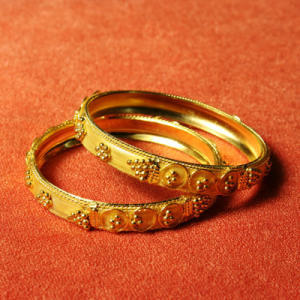 Gold bangles