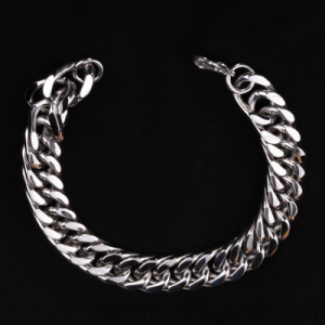 Men’s Stainless Steel Silver Bracelet